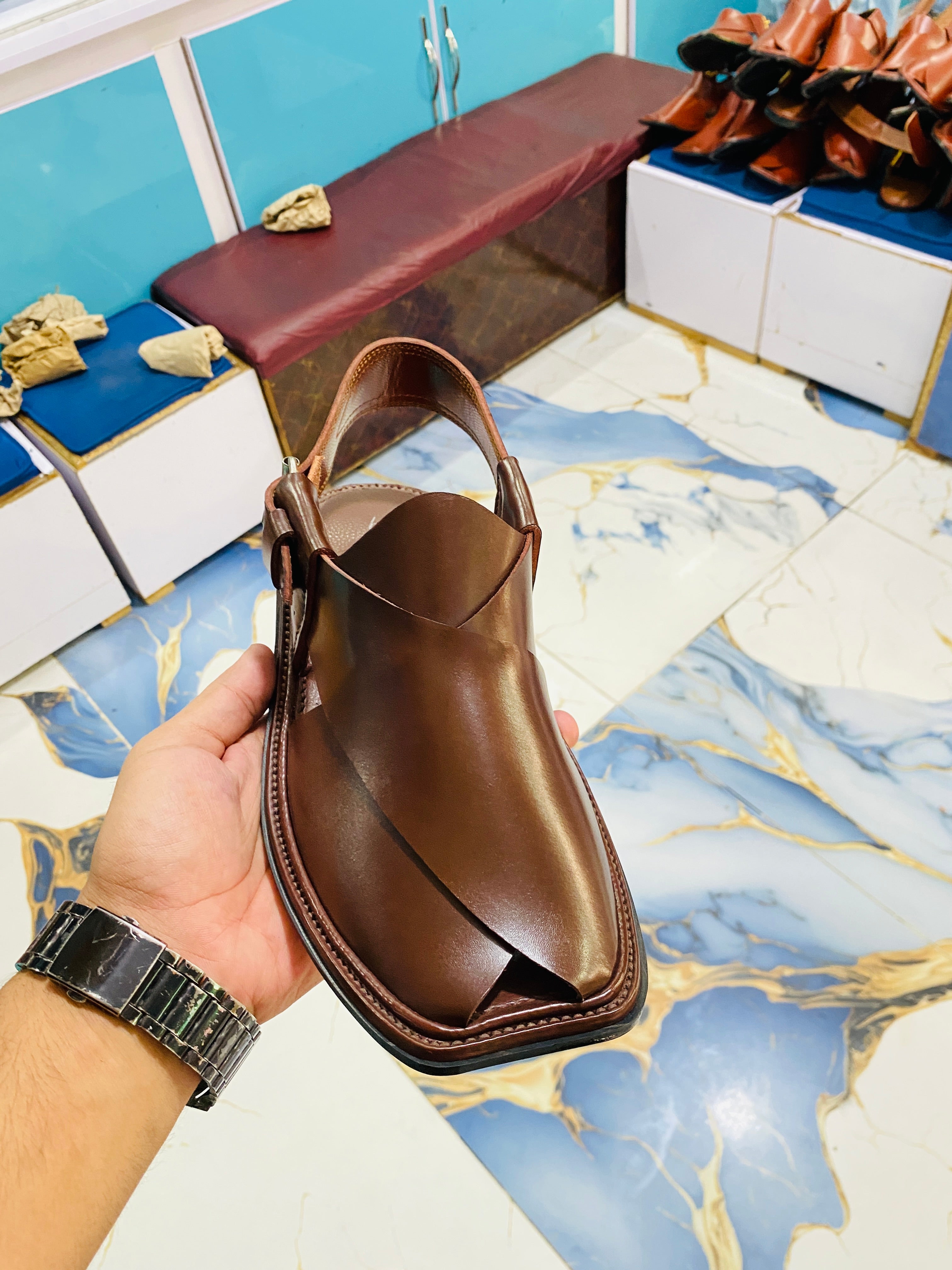 Border Gulty Peshawari (Brown)