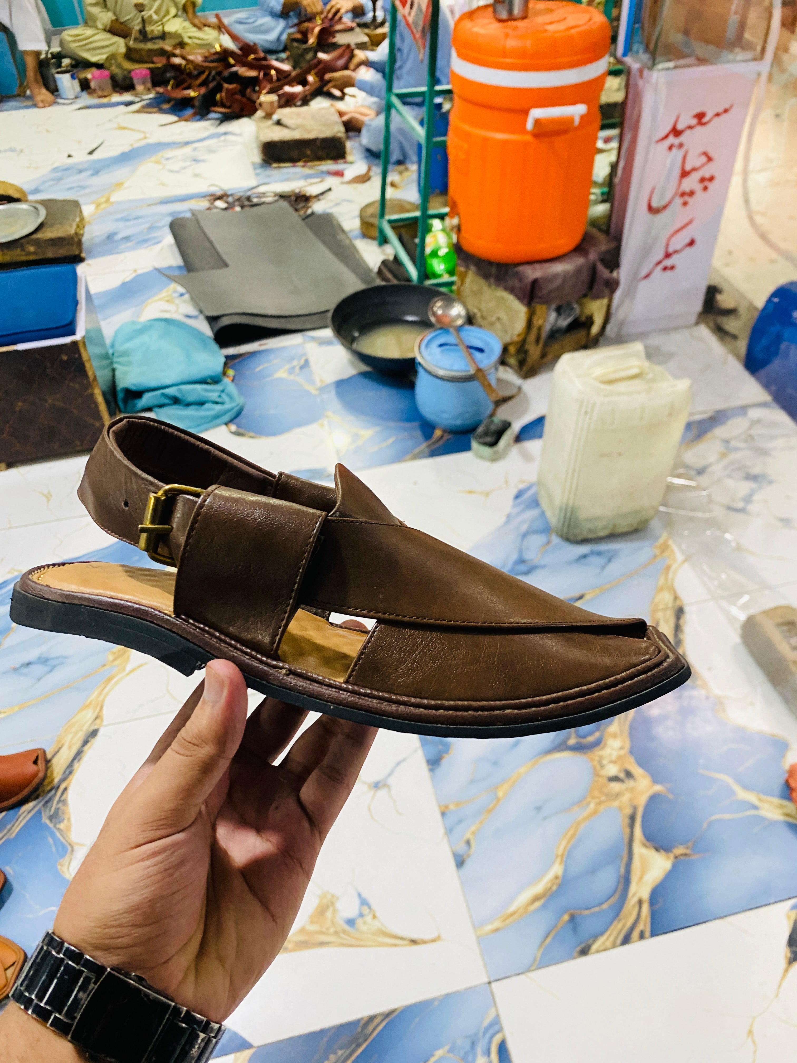 Smart Zalmi Peshawari Chappal (Brown)