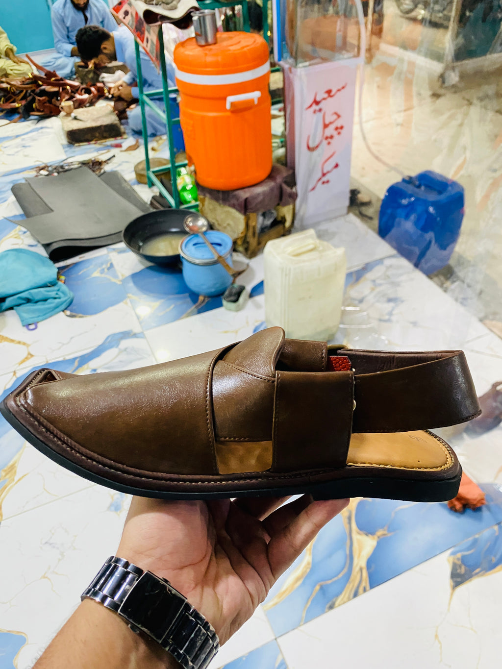 Smart Zalmi Peshawari Chappal (Brown)