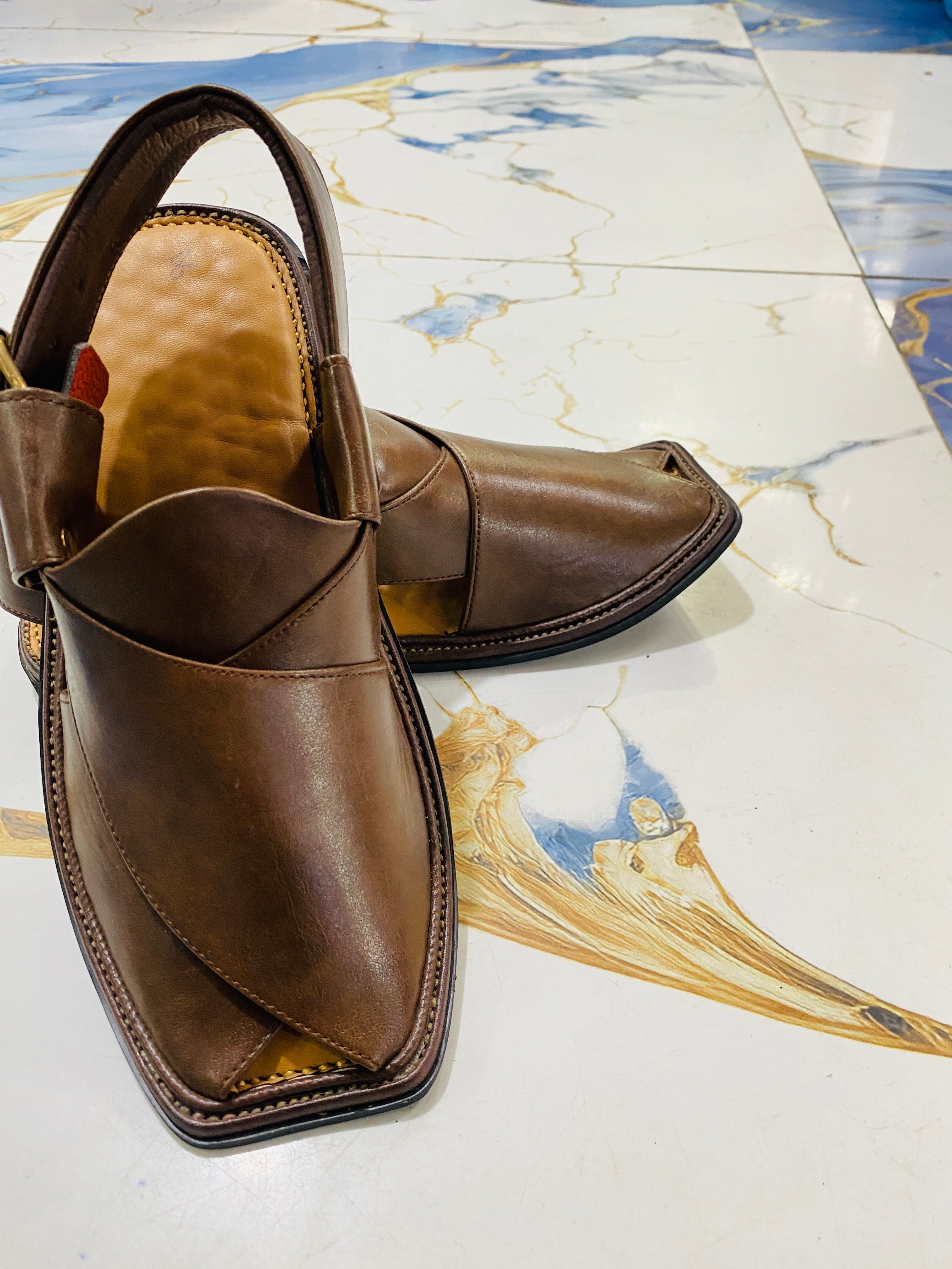 Smart Zalmi Peshawari Chappal (Brown)