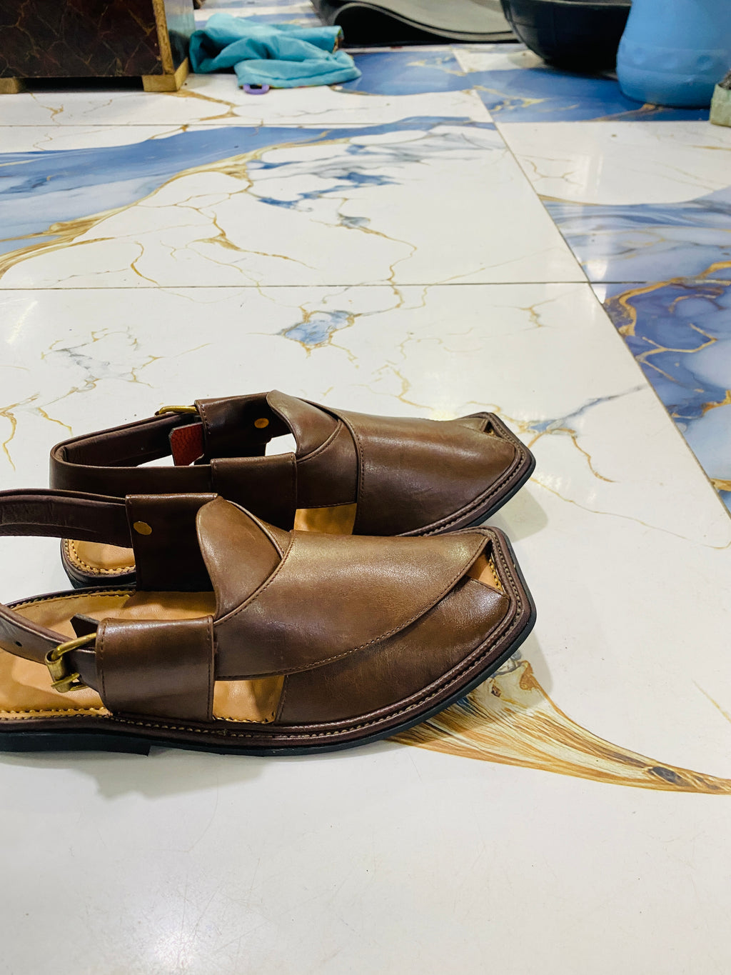 Smart Zalmi Peshawari Chappal (Brown)